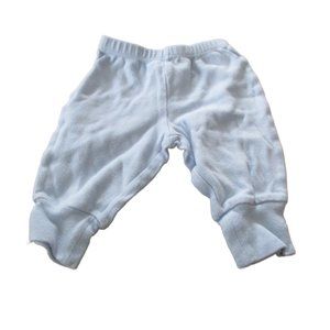 Faded Glory Pull On Sweatpants Infant Boys Size 0-3M Blue Elastic Jogger Bottoms